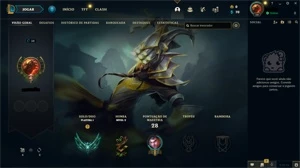 Conta Platina 1 53% winrate fila diamante - League of Legends LOL