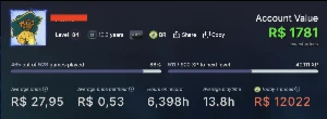 Steam level 84  +500 jogos e raridades