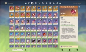 Genshin Impact Ar38 - Com Passe E Primogems Diario