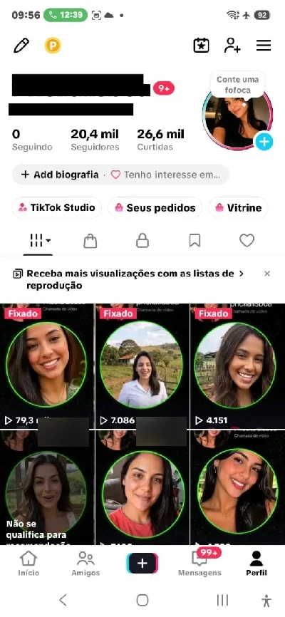 Conta Do Tiktok Shop Ativo + Monetizada +20,4K Seguidores - Redes Sociais