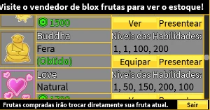 Frutas Perm E Mutas Gamepass - Roblox