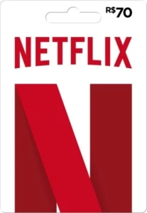 Cartão Pré-pago Netflix R$ 70 Reais - Outros