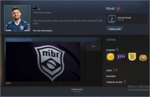 CONTA PRIME *CSGO* AK CRUZADA /489h - Counter Strike