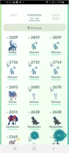 Conta Pokémon go lv 40