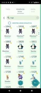 Conta Pokémon GO LVL 56 (2019)  5X Armored Mewtwo + Groudon
