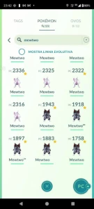 Conta Pokémon GO LVL 56 (2019)  5X Armored Mewtwo + Groudon