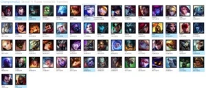 ELOSTAR: 62 CAMPEÕES - 11 SKINS - League of Legends LOL