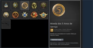 Conta Steam DOTA/CSGO e outros jogos