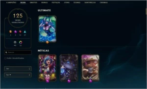 Conta GOLD 4 100PDL/ Campeões: Todos. 120+ skins. - League of Legends LOL