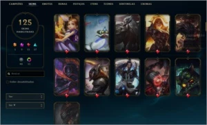 Conta GOLD 4 100PDL/ Campeões: Todos. 120+ skins. - League of Legends LOL