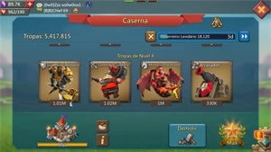 💥600M💥 GMAIL - VIGILANTE GOLD - (3M T4) - 13B RECURSOS - Lords Mobile