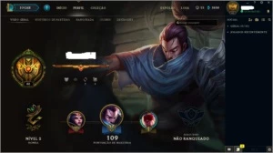 CONTA UNRANKED LVL 40 - League of Legends LOL