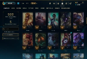 Bronze 3 com 80 Champs e 28 Skins - League of Legends LOL