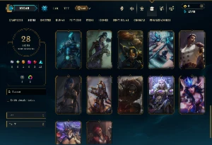 Bronze 3 com 80 Champs e 28 Skins - League of Legends LOL