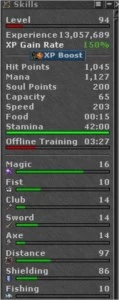 EK 157 RP 133 + ALGUNS (25 DIAS DE PREMIUM) - Tibia