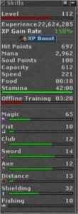 EK 157 RP 133 + ALGUNS (25 DIAS DE PREMIUM) - Tibia