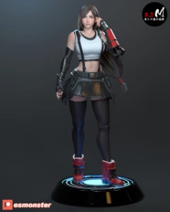 Tifa Final Fantasy 7 STL - Outros