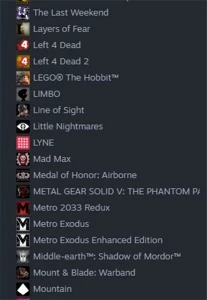 Conta Steam 188 jogos,Nivel 33,8 anos