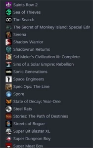 Conta Steam 188 jogos,Nivel 33,8 anos