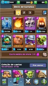 CLASH ROYALE 2 LENDÁRIAS LVL 7 MELHOR PREÇO