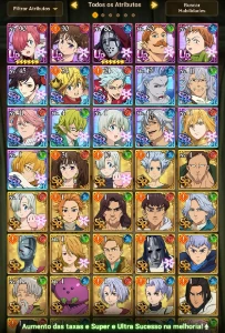 conta reroll sem vinculo - Seven Deadly Sins