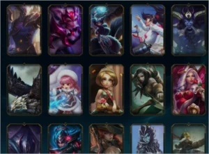Conta com 164 skins, sendo 11 lendarias, as melhores - League of Legends LOL