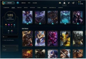 Conta LOL 105 Skins - League of Legends