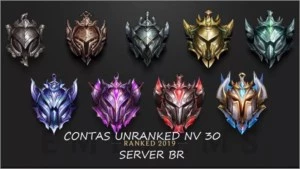 CONTA UNRANKED LVL 30 (SMURF) - League of Legends LOL