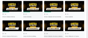 Pack de vídeos para monetizar contas no TikTok - Redes Sociais