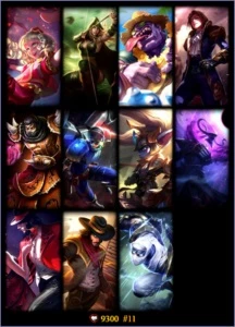 Conta League Of Legends Bronze 1 0pdl 40+champs varias skins LOL