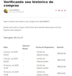 CONTA DE VALORANT FULL SKIN