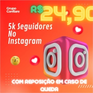 [PROMOÇÃO] 1000 SEGUIDORE INSTAGRAM - 5,90 - O MAIS BARATO - Redes Sociais