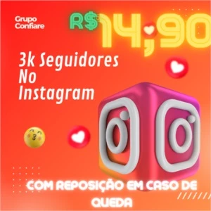 [PROMOÇÃO] 1000 SEGUIDORE INSTAGRAM - 5,90 - O MAIS BARATO - Redes Sociais