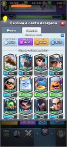 CONTA CLASH ROYALE EXP 13 - 19 CARTAS FULL