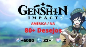 Genshin impact - Conta Inicial com 80+ Rolls
