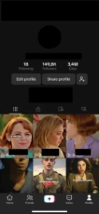 Conta Tik Tok 150K de seguidores - Redes Sociais
