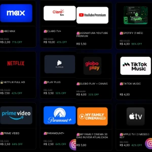 Fornecedor de contas streams ( Netflix, Max, YouTube) etc - Listas de Fornecedores