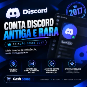 💎 Conta Discord Antiga e Rara | OG