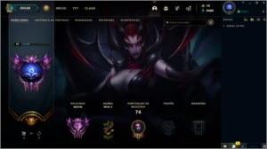 conta mestre - League of Legends LOL