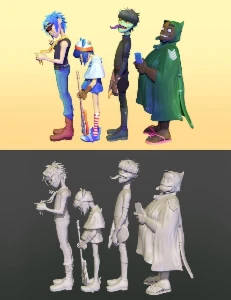 Gorillaz STL