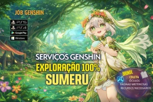 Serviços Genshin Impact – Exploração 100% Sumeru