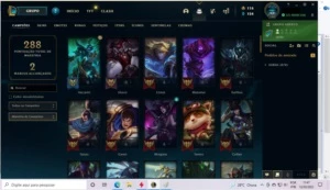 V > Conta 53 skins e 90 Champs tem Skin Yasuo - League of Legends LOL