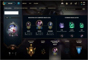 Conta ouro 2 com 122 champs e 81 skins ( MAIN JG ) - League of Legends LOL