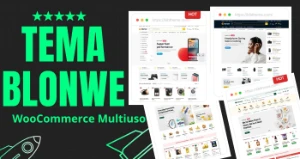 Tema Completo Para Wordpress - Blonwe WooCommerce Multiuso