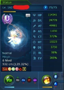 Conta Ladmo Omegamon Rank U Goddramon - Digimon Masters Online