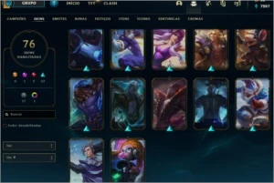 conta riven prestigio lol platina 4 - League of Legends