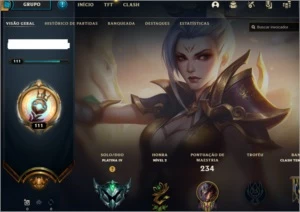 conta riven prestigio lol platina 4 - League of Legends