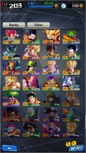 Conta 203 Dragon Ball Legends - Others