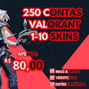 [Mais Vendido] Valorant Conta 250 Nfa Com 1-10 Skins!