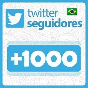 Mil seguidores twitter - Redes Sociais